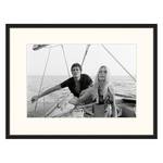 Bild Alain Delon and Brigitte Bardot Buche massiv / Plexiglas - 82 x 62 cm