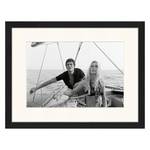 Afbeelding Delon and Bardot Massief beukenhout/plexiglas - 42 x 32 cm