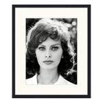 Afbeelding Sophia Loren Massief beukenhout/plexiglas - 52 x 62 cm