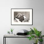 Afbeelding Marilyn Garden Shoot Massief beukenhout/plexiglas - 62 x 82 cm