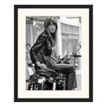 Tableau déco Françoise Hardy Hêtre massif / Plexiglas - 42 x 52 cm