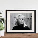 Tableau déco Marilyn Monroe I Hêtre massif / Plexiglas - 42 x 52 cm