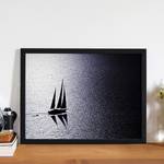 Tableau déco Sailing at Sunset Hêtre massif / Plexiglas - 42 x 32 cm