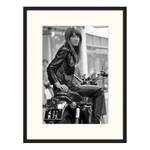 Afbeelding Françoise Hardy Massief beukenhout/plexiglas - 62 x 82 cm