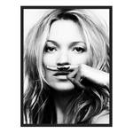 Bild Kate Moss II Buche massiv / Plexiglas - 62 x 82 cm