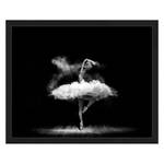 Afbeelding Dancing with Powder Massief beukenhout/plexiglas - 52 x 42 cm