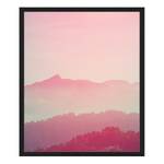 Afbeelding Sunrise over Mountains Massief beukenhout/plexiglas - 52 x 62 cm