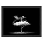 Bild Dancing with Powder Buche massiv / Plexiglas - 42 x 32 cm