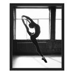 Tableau déco Ballerina Dancing Indoors Hêtre massif / Plexiglas - 42 x 52 cm