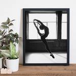 Bild Ballerina Dancing Indoors Buche massiv / Plexiglas - 42 x 52 cm