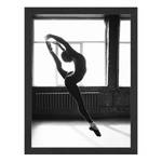 Afbeelding Ballerina Dancing Indoors Massief beukenhout/plexiglas - 32 x 42 cm