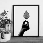 Afbeelding Tiny Leaf Massief beukenhout/plexiglas - 42 x 52 cm