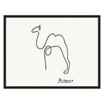 Afbeelding Camel Massief beukenhout/plexiglas - 82 x 62 cm