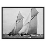 Tableau déco Antique Sailing Boats Hêtre massif / Plexiglas - 82 x 62 cm