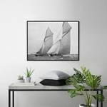 Bild Antique Sailing Boats Buche massiv / Plexiglas - 82 x 62 cm