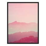 Tableau déco Sunrise over Mountains Hêtre massif / Plexiglas - 62 x 82 cm