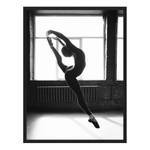 Bild Ballerina Dancing Indoors Buche massiv / Plexiglas - 62 x 82 cm