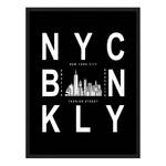 Bild NYC Buche massiv / Plexiglas - 62 x 82 cm