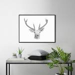 Bild Oh Deer Buche massiv / Plexiglas - 82 x 62 cm