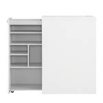 Commode de bureau eDJUST II Blanc brillant / Blanc