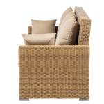 Loungebank Calla Millor (3-zits) Lloyd Loom - bruin-beige