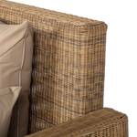 Canapé jardin Calla Millor (3 places) Lloyd Loom - Marron / Beige