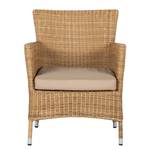 Fauteuils jardin Calla Millor (lot de 2) Tressage Lloyd Loom - Marron / Beige