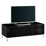 Tv-meubel Shino II Zwart glas/Zwart