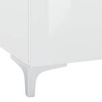 Sideboard Shino I Glas Weiß / Weiß