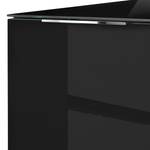 Sideboard Shino IV Glas Schwarz / Schwarz