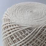 Pouf Rope II Wolle / Polyester - Natur