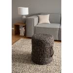 Pouf Cup Wolle / Polyester - Grau