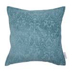 Housse de coussin T-Rustic Ornaments Tissu - Bleu pétrole