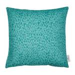 Housse de coussin T-Small Dabs Tissu - Blanc / Bleu turquoise