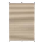 Plissé Klemmfix Fyn Geweven stof - Warm beige - 60 x 220 cm