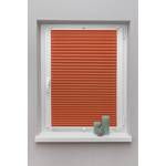 Plissee Klemmfix Fyn Webstoff - Orange - 50 x 130 cm