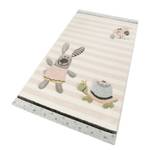 Tapis enfant Happy Friends Tissu - Abricot pastel - 80 x 150 cm