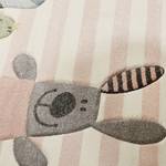Kindervloerkleed Happy Friends Geweven stof - pastel abrikooskleurig - 80 x 150 cm