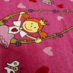 Kindervloerkleed Pinky Queeny Geweven stof - roze - 160 x 225 cm