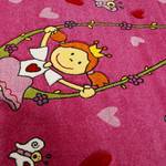 Tapis enfant Pinky Queeny Tissu - Rose vif - 200 x 290 cm