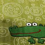 Tapis enfant Crocodile Tissu - Vert - 160 x 225 cm