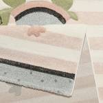 Tapis enfant Happy Friends Tissu - Abricot pastel - 160 x 225 cm