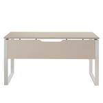 Bureau YES II Mat zandkleurig - Breedte: 150 cm