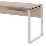 Bureau YES II Mat zandkleurig - Breedte: 150 cm