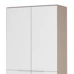 Armoire de bureau YES IV Blanc mat / Sablé mat