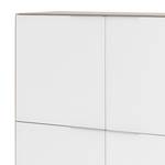 Armoire de bureau YES V Blanc mat / Sablé mat