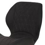 Chaises Ripley (lot de 4) Microfibre / Acier - Anthracite - Anthracite