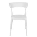 Chaises Helba I (lot de 2) Matière plastique - Blanc