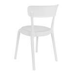 Chaises Helba I (lot de 2) Matière plastique - Blanc