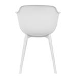 Chaises à accoudoirs Kito (lot de 2) Matière plastique - Blanc